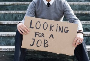 Unemployment sign