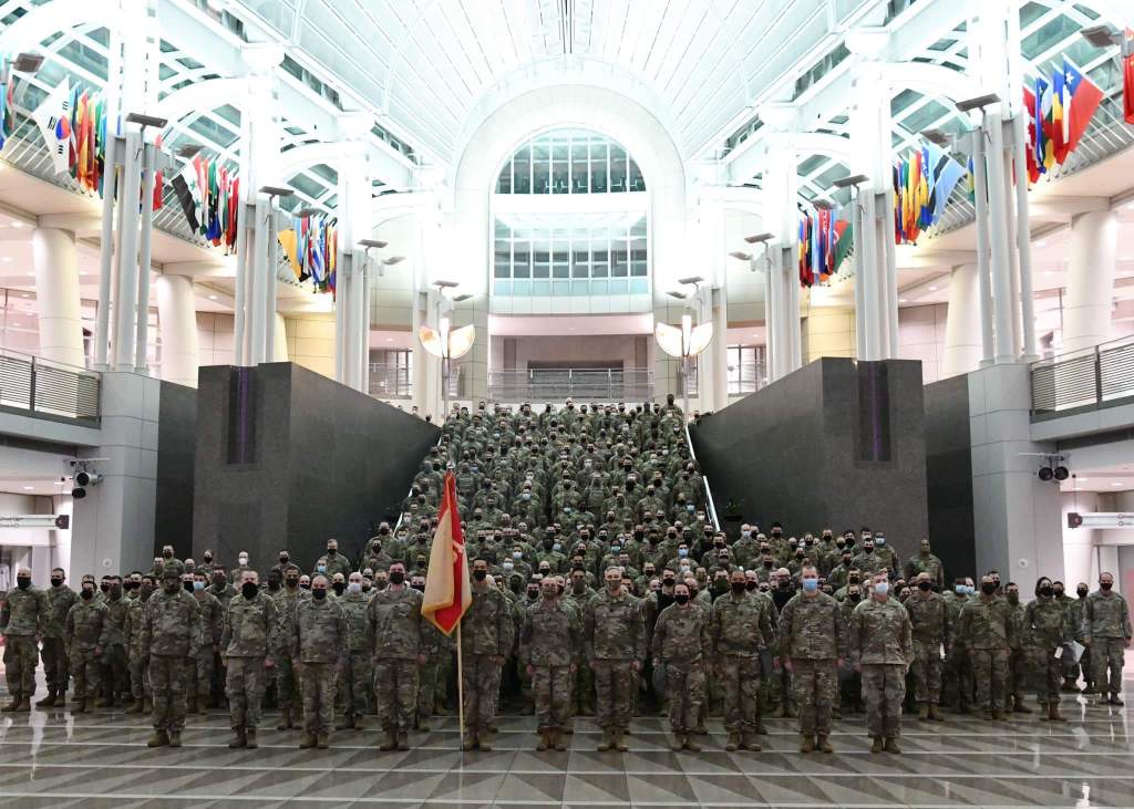 National Guard troops Washington DC Operation Capitol Response February 2021 